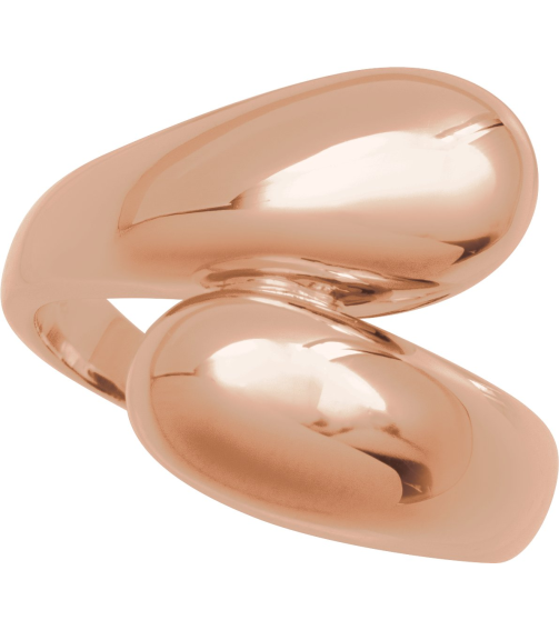 50501 Ring 14K Rose Polished Bypass Ring