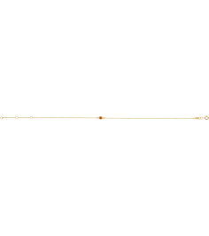 Brc808 Bracelet 14K Yellow Set 1-Stone Natural Citrine Round 4 Mm 8.7 X 4.8 Mm 6 12-7 12 In Polished Natural Citrine Bezel-Set Bracelet