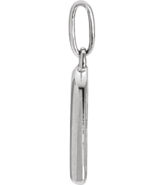 689129 Pendant Set 14K White Round Natural Diamond 1.3Mm 14 Ctw Natural Diamond I1, G-H Polished 14 Ctw Natural Diamond Heart Pendant