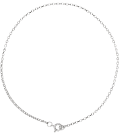 Ch1213 Sterling Silver Rolo 1.1 Mm 7 In Spring Ring Polished Rolo Chain