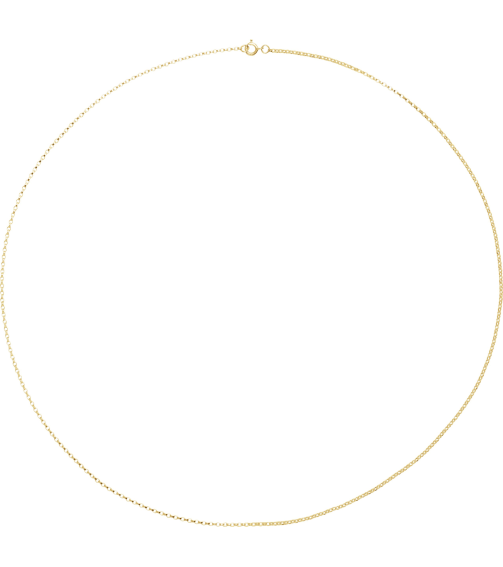 Ch1213 14K Yellow Gold Filled Rolo 1.1 Mm 16 In Spring Ring Polished Rolo Chain