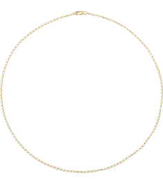 Ch1239 14K Yellow Gold Filled Curb 1.6 Mm 16 In Lobster Clasp Polished Elongated Curb Chain