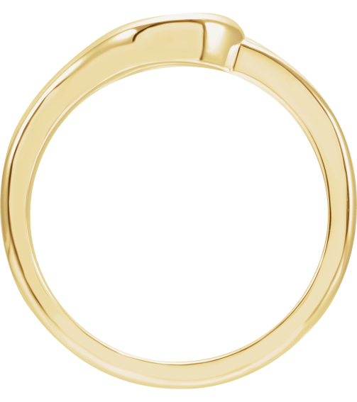 57971 Ring 14K Yellow Polished Wrap Ring