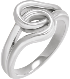 57971 Ring Platinum Polished Wrap Ring