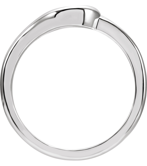 57971 Ring Platinum Polished Wrap Ring
