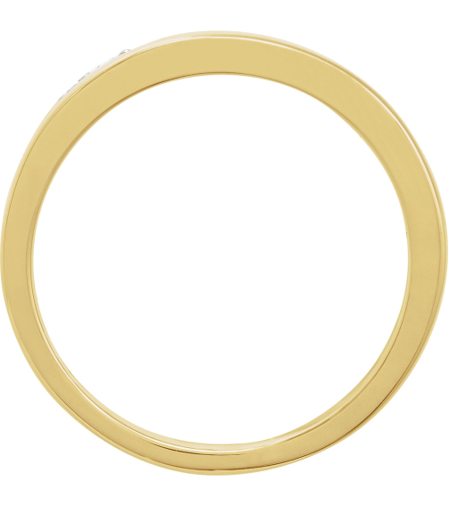 689207 Ring Set 14K Yellow Natural Diamond Round 1.7 Mm Polished 13 Ctw Natural Diamond Ring