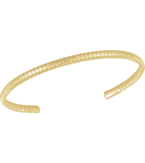 Brc982 Bracelet 14K Yellow 7 In Polished Bangle Bracelet