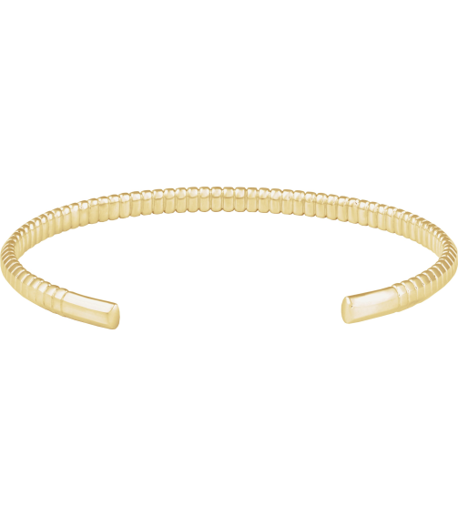 Brc982 Bracelet 14K Yellow 7 In Polished Bangle Bracelet