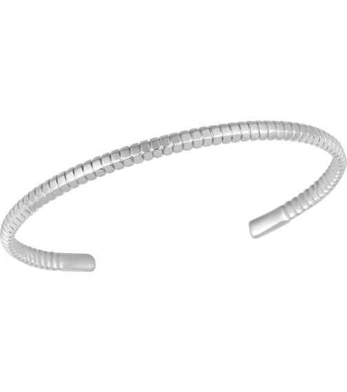 Brc982 Bracelet Sterling Silver 7 In Polished Bangle Bracelet