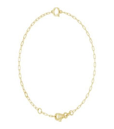 Brc968 Bracelet 14K Yellow Initial Q 6 12-7 12 In Polished Sans Serif Initial Q Bracelet