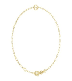 Brc968 Bracelet 14K Yellow Initial S 6 12-7 12 In Polished Sans Serif Initial S Bracelet