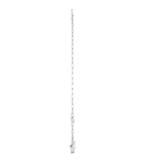 Brc968 Bracelet 14K White Initial H 6 12-7 12 In Polished Sans Serif Initial H Bracelet