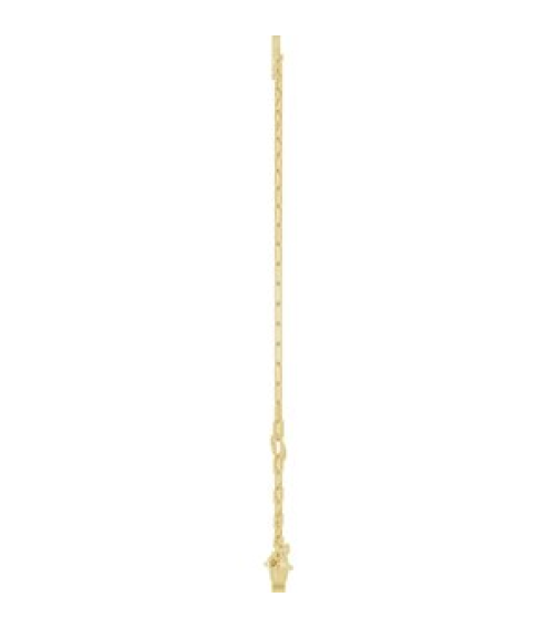 Brc968 Bracelet 14K Yellow Initial L 6 12-7 12 In Polished Sans Serif Initial L Bracelet