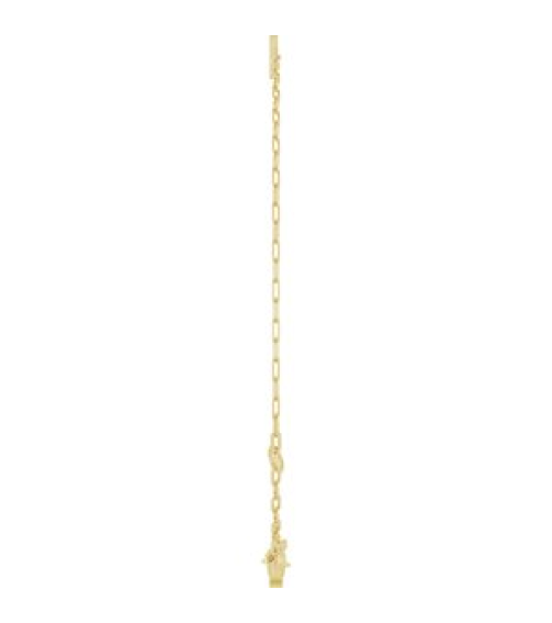Brc968 Bracelet 14K Yellow Initial M 6 12-7 12 In Polished Sans Serif Initial M Bracelet