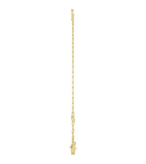 Brc968 Bracelet 14K Yellow Initial I 6 12-7 12 In Polished Sans Serif Initial I Bracelet