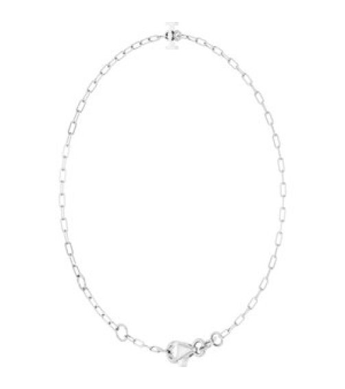 Brc968 Bracelet 14K White Initial I 6 12-7 12 In Polished Sans Serif Initial I Bracelet