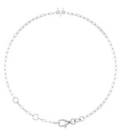 Brc968 Bracelet 14K White Initial Y 6 12-7 12 In Polished Sans Serif Initial Y Bracelet