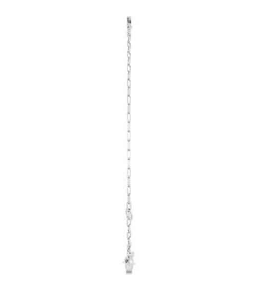 Brc968 Bracelet 14K White Initial Y 6 12-7 12 In Polished Sans Serif Initial Y Bracelet
