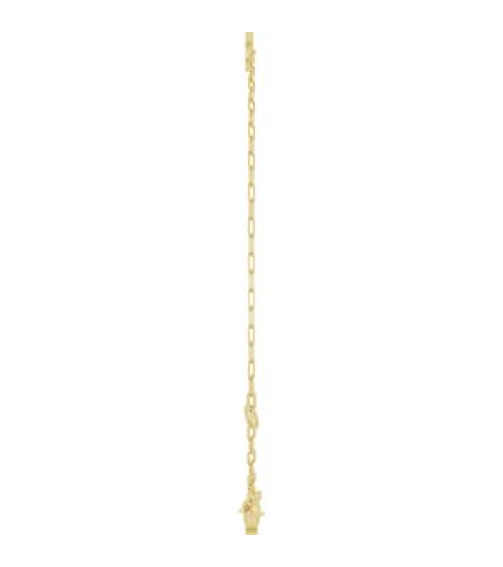 Brc968 Bracelet 14K Yellow Initial D 6 12-7 12 In Polished Sans Serif Initial D Bracelet