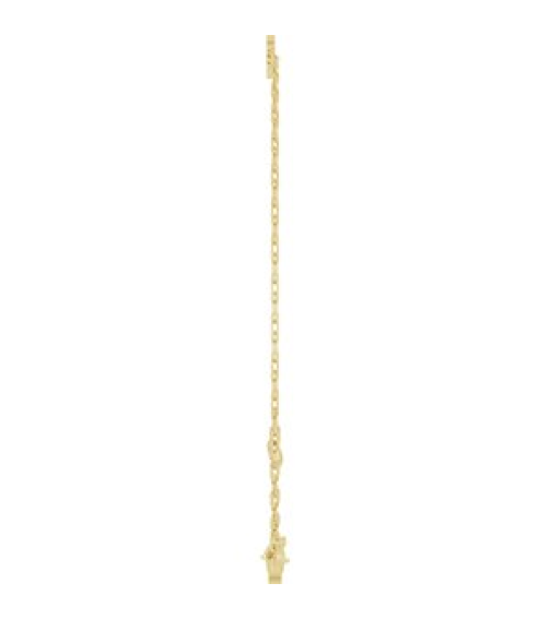Brc968 Bracelet 14K Yellow Initial R 6 12-7 12 In Polished Sans Serif Initial R Bracelet