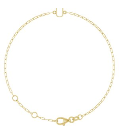 Brc968 Bracelet 14K Yellow Initial U 6 12-7 12 In Polished Sans Serif Initial U Bracelet