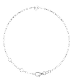 Brc968 Bracelet 14K White Initial J 6 12-7 12 In Polished Sans Serif Initial J Bracelet