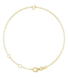 Brc968 Bracelet 14K Yellow Initial J 6 12-7 12 In Polished Sans Serif Initial J Bracelet