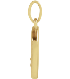 88720 Pendant 14K Yellow 15.9 X 10 Mm Polished Mountain Pendant
