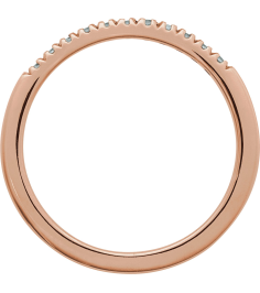 689237 Ring Set 14K Rose Natural Aquamarine Round 1.5 Mm Polished Natural Aquamarine Stackable Ring