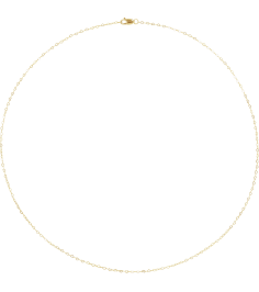 Ch1254 14K Yellow Heart .8 Mm 16 In Lobster Clasp Polished Flat Heart Chain