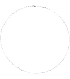 Ch1255 Sterling Silver Heart 1.9 Mm 24 In Lobster Clasp Polished Flat Heart Chain