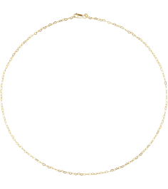 Ch1255 14K Yellow Heart 1.9 Mm 24 In Lobster Clasp Polished Flat Heart Chain