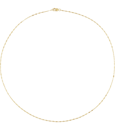 Ch1256 14K Yellow Keyhole 1.5 Mm 20 In Lobster Clasp Polished Keyhole Chain