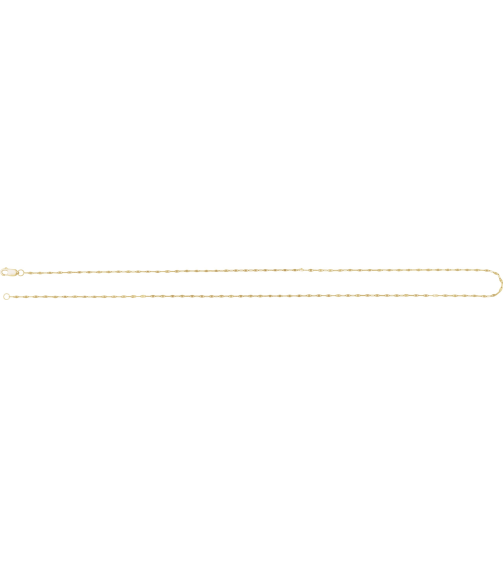 Ch1256 14K Yellow Keyhole 1.5 Mm 20 In Lobster Clasp Polished Keyhole Chain