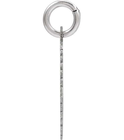 689251 Pendant Sterling Silver Initial F 15 X 17 Mm Polished Sunburst Initial Pendant