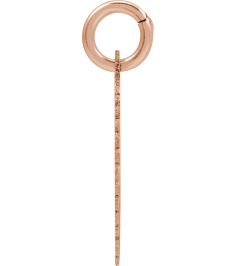 689251 Pendant 14K Rose Gold-Plated Sterling Silver Initial F 15 X 17 Mm Polished Sunburst Initial Pendant