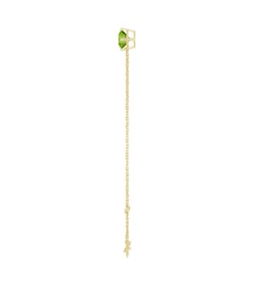 Brc935 Bracelet Set 14K Yellow Round Natural Peridot 6 Mm 6 12-7 12 In Polished Natural Peridot Solitaire Bracelet