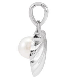 88702 Pendant Set 14K White Pearl Cultured Freshwater Pearl 4-4.5 Mm Polished Cultured Pearl Shell Pendant