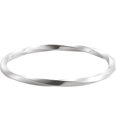 Brc990 Sterling Silver 4 Mm 7 12 In Polished Twisted Bangle Bracelet