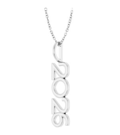 87773 Necklace 14K White 2026 30 X 11.6 Mm 16-18 In Polished 2026 Necklace