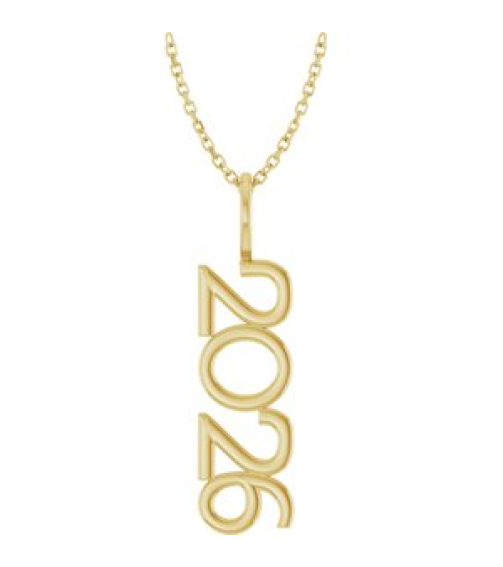 87773 Necklace 14K Yellow 2026 30 X 11.6 Mm 16-18 In Polished 2026 Necklace