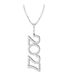 87773 Necklace 14K White 2027 30 X 8 Mm 16-18 In Polished 2027 Necklace