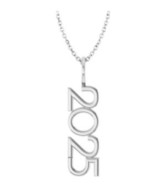 87773 Necklace 14K White 2025 29.8 X 8 Mm 16-18 In Polished 2025 Necklace