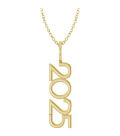 87773 Necklace 14K Yellow 2025 29.8 X 8 Mm 16-18 In Polished 2025 Necklace