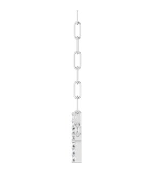 R50063 Necklace Set Sterling Silver Round Natural Diamond 16 X 8.2 Mm 1Mm 0.06 Ctw I1, G-H 18 In Polished .06 Ctw Natural Diamond Sideways Cross Paperclip Necklace