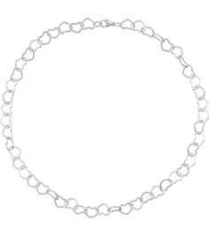 Ch1259 Sterling Silver Heart 9 Mm 16 In Lobster Clasp Polished Heart Chain