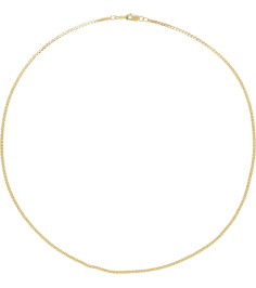 Ch902 14K Yellow Serpentine 1.7 Mm 16 In Lobster Clasp Polished Serpentine Chain
