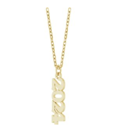 88746 Necklace 14K Yellow 2024 19.1 X 5.4 Mm 18 In Polished Petite Year Necklace