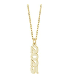 88746 Necklace 14K Yellow 2025 19.1 X 5.4 Mm 18 In Polished Petite Year Necklace