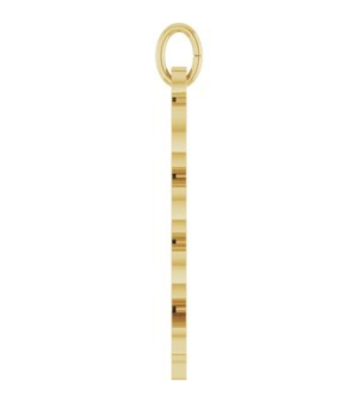 88746 Pendant 14K Yellow 2024 19.1 X 5.4 Mm Polished Petite Year Pendant